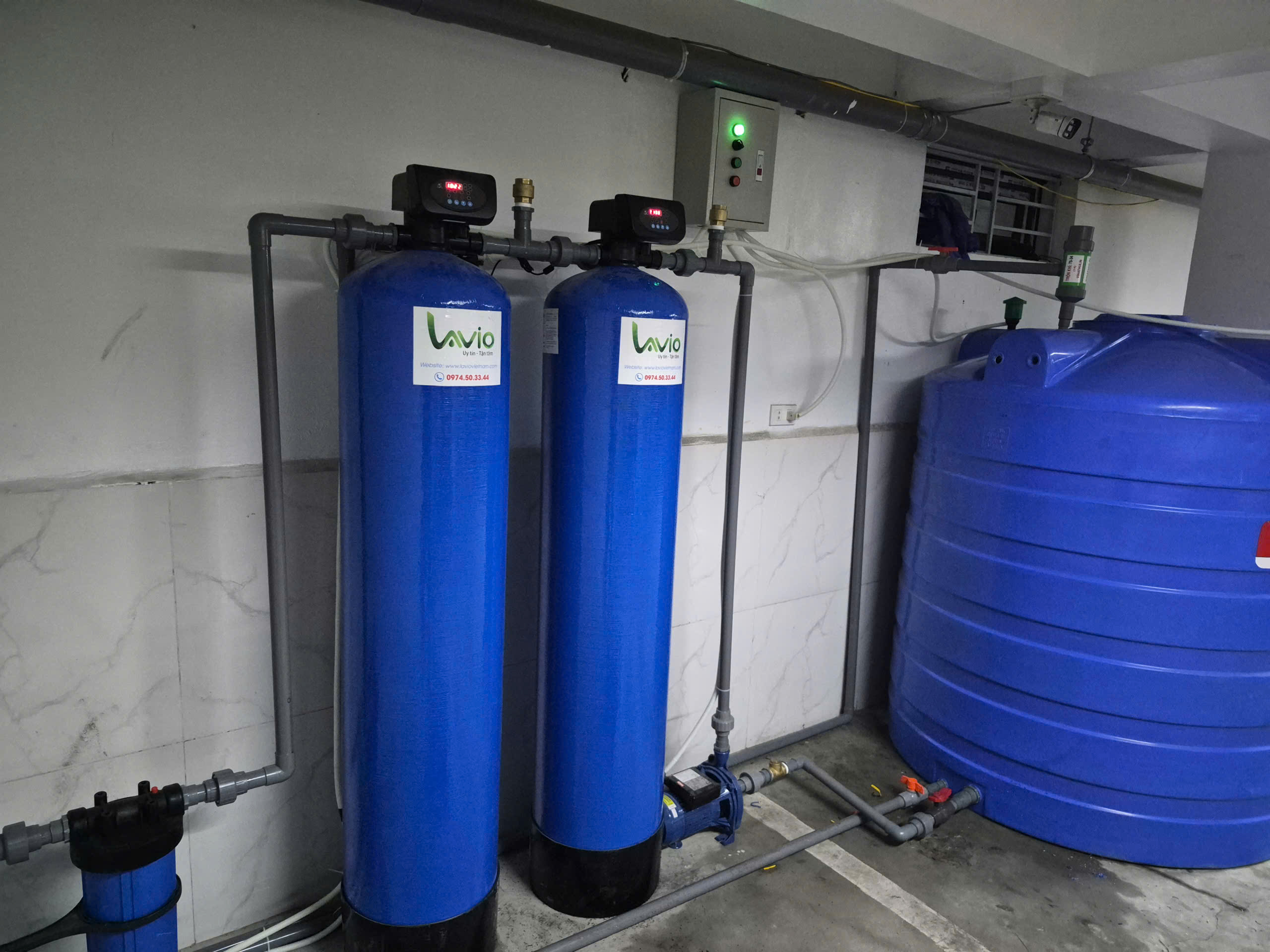 Hệ thống lọc nước giếng khoan công nghiệp 2-2.5m3/h